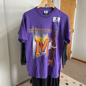 Vintage Starter Purple Minnesota State University Graphic T-Shirt NWT